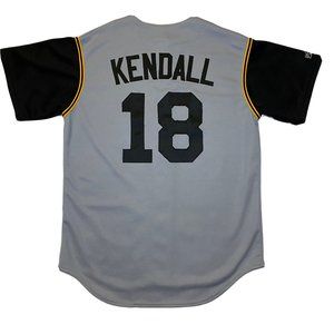 Vintage 2000s Stitched Authentic Pittsburgh Pirates Jason Kendall Jersey Medium